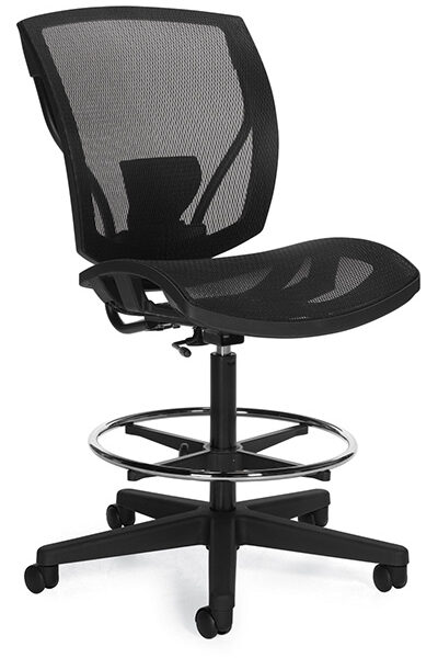 ICON Q2 Mesh Back Office Chair - Jet Black • atWork Office Furniture Canada