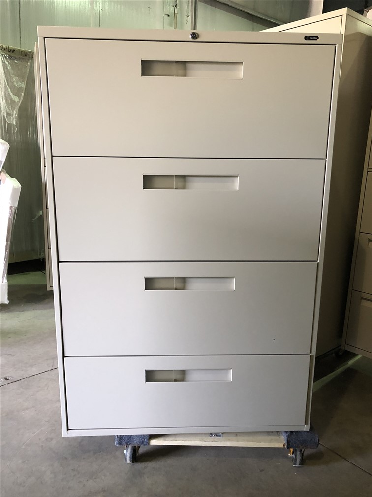 Global 4 Drawer Lateral Filing Cabinet, Global 4 Drawer Lateral File Cabinet