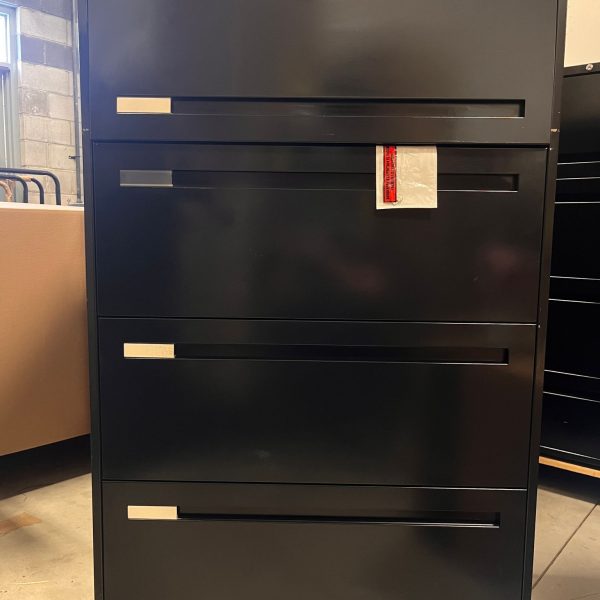 Global Boulevard 4 Drawer Lateral Filing Cabinet - Full Pull Handles ...